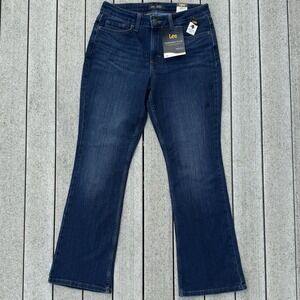 NEW Lee Women Sz 10 Short Legendary Style Regular Fit Bootcut Mid Rise Jeans